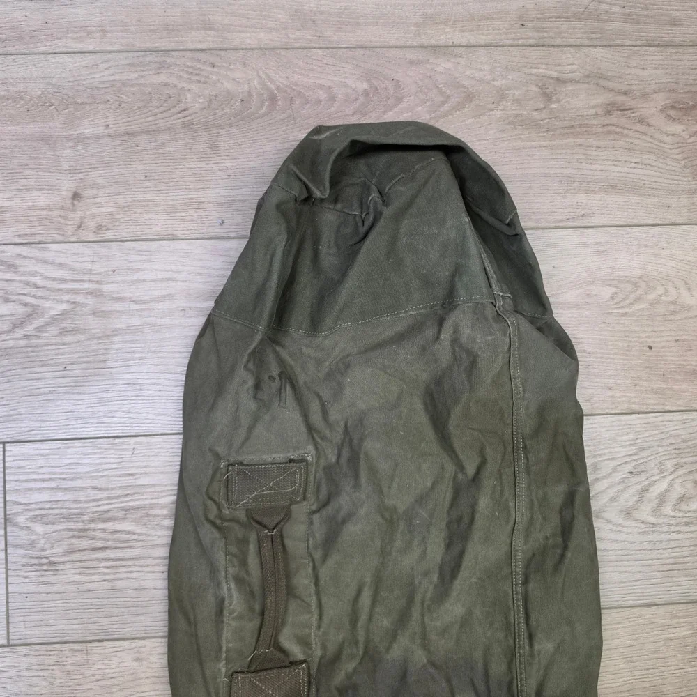 Military Surplus Duffle Bag Large Olive Green Fair Canvas Sea Bag Top Load 38in